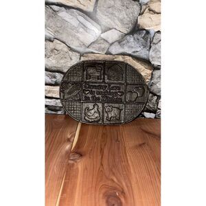 Vintage‎ Oval Cast Iron Country Love Is Cooking Trivet